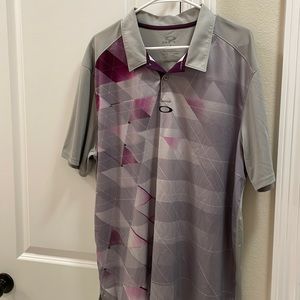 Oakley golf polo gray/purple XXL